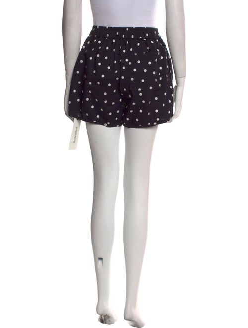 Clare V. Polka Dot Print Mini Shorts