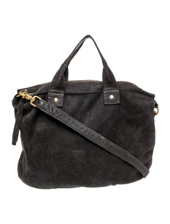 Clare V. Suede Top Handle Bag