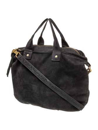 Clare V. Suede Top Handle Bag