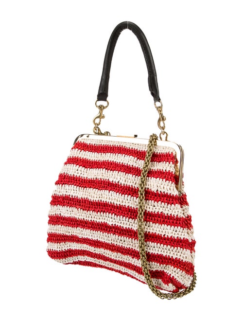 Clare V. Raffia Top Handle Bag