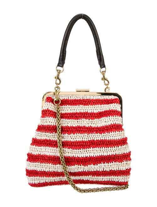 Clare V. Raffia Top Handle Bag