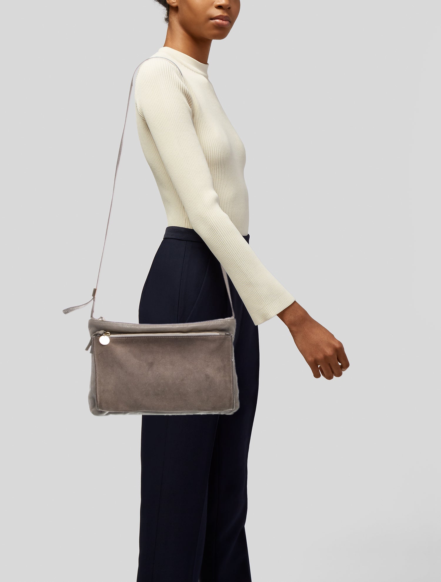 Clare V. Leather Crossbody Bag