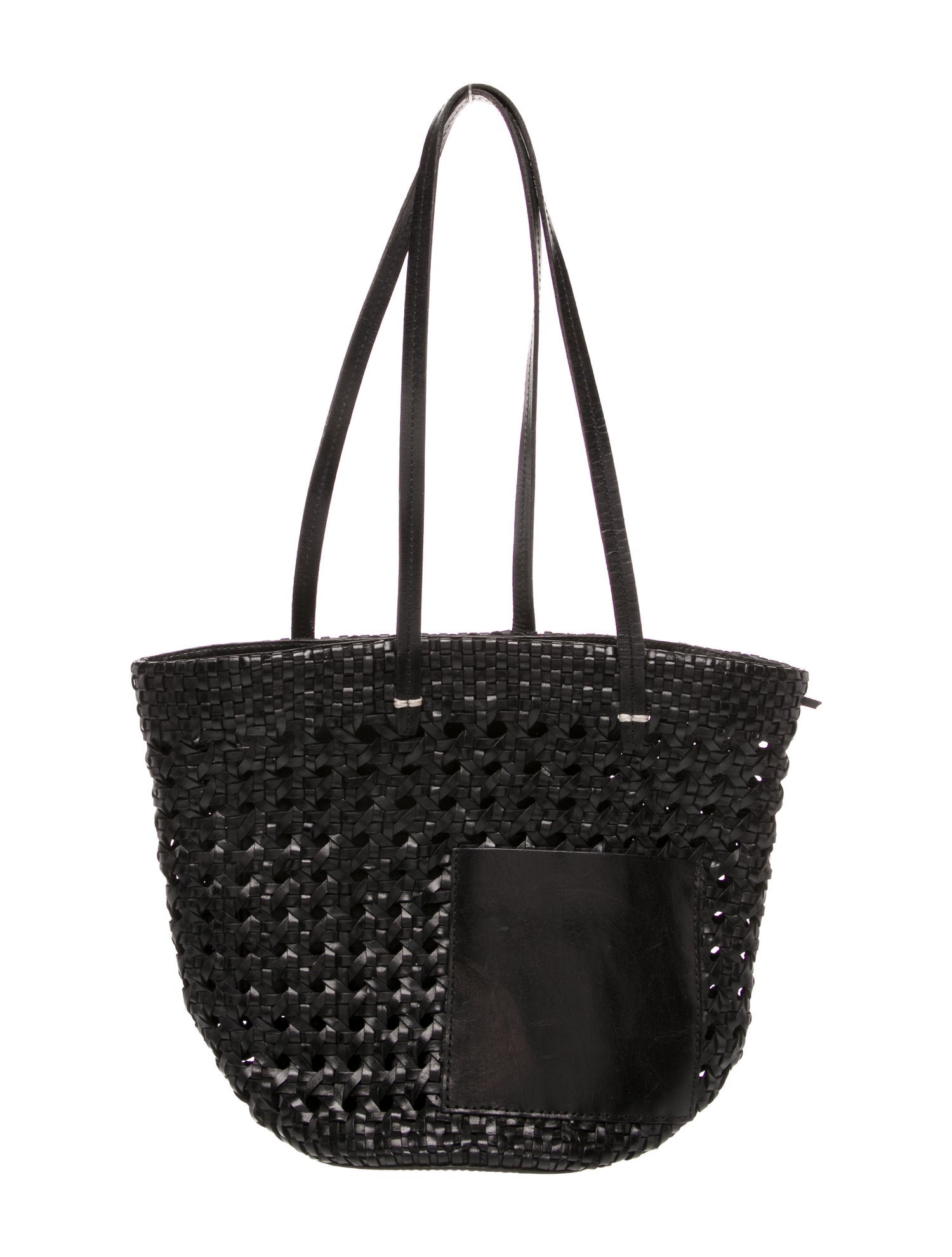 Clare V. Leather Shoulder Bag