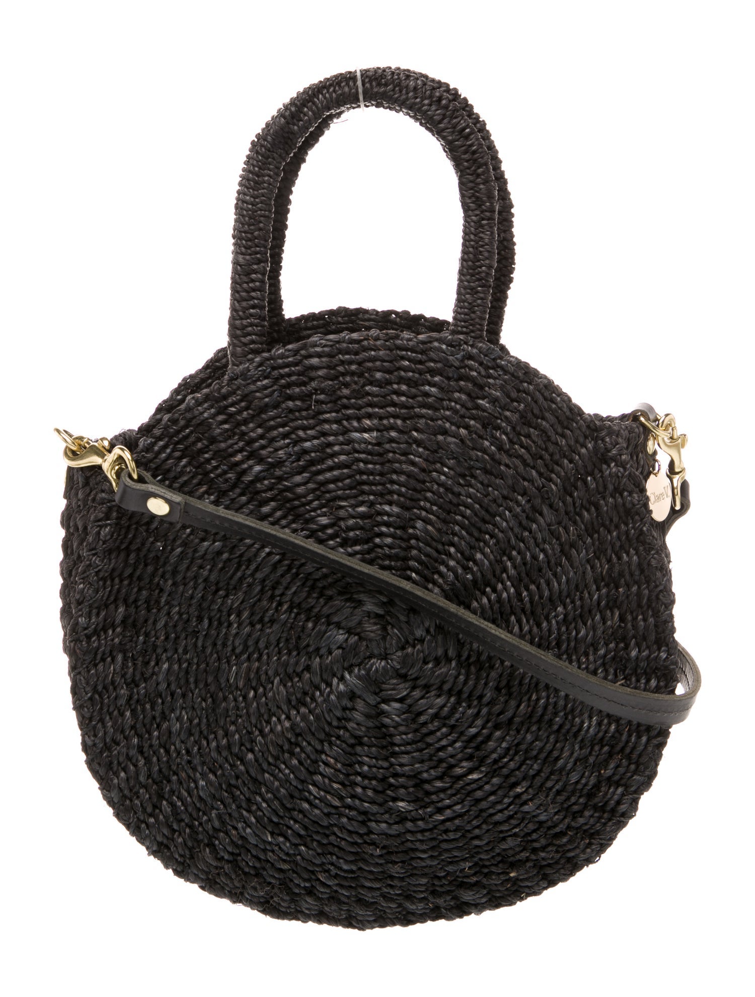 Clare V. Straw Crossbody Bag