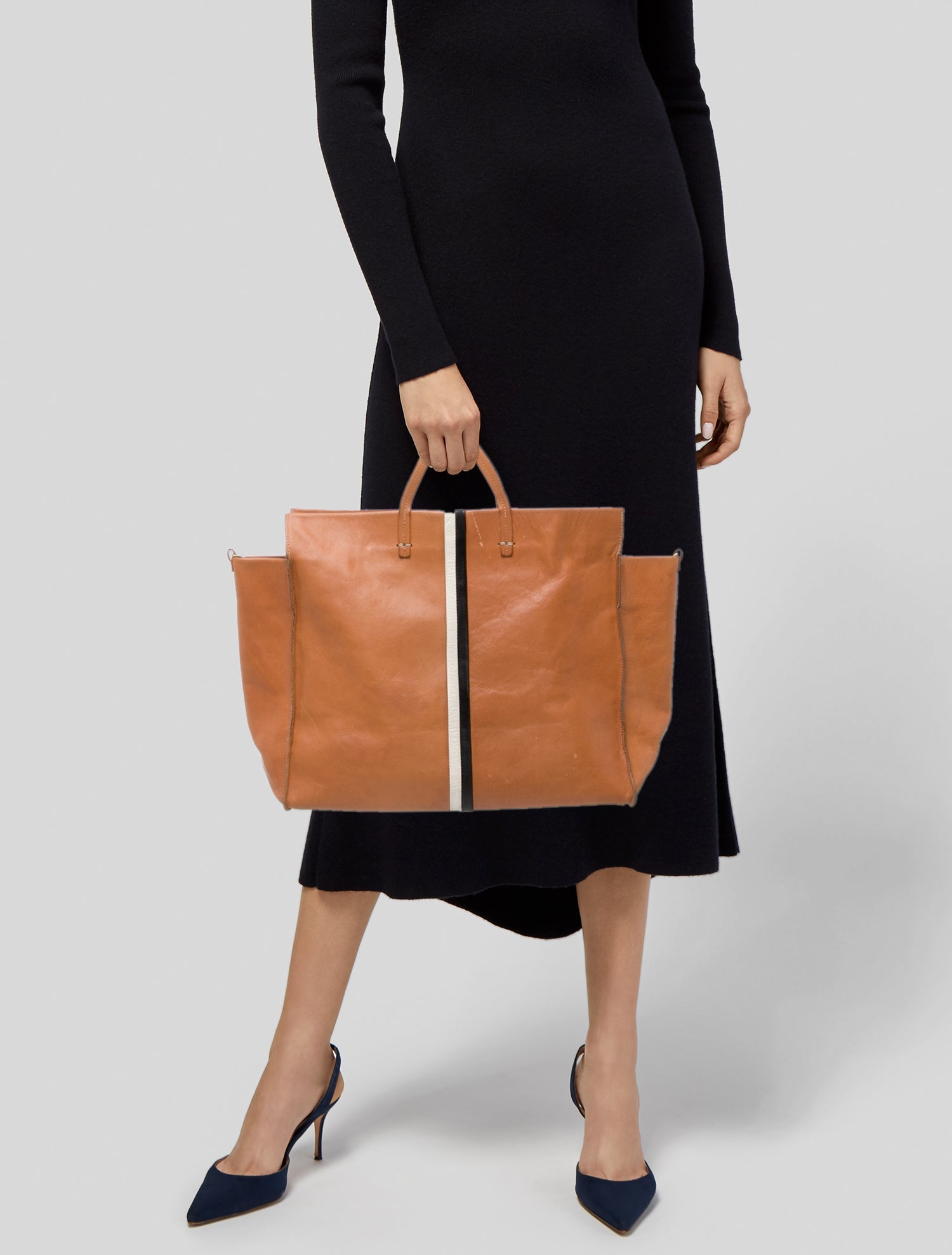 Clare V. Leather Tote