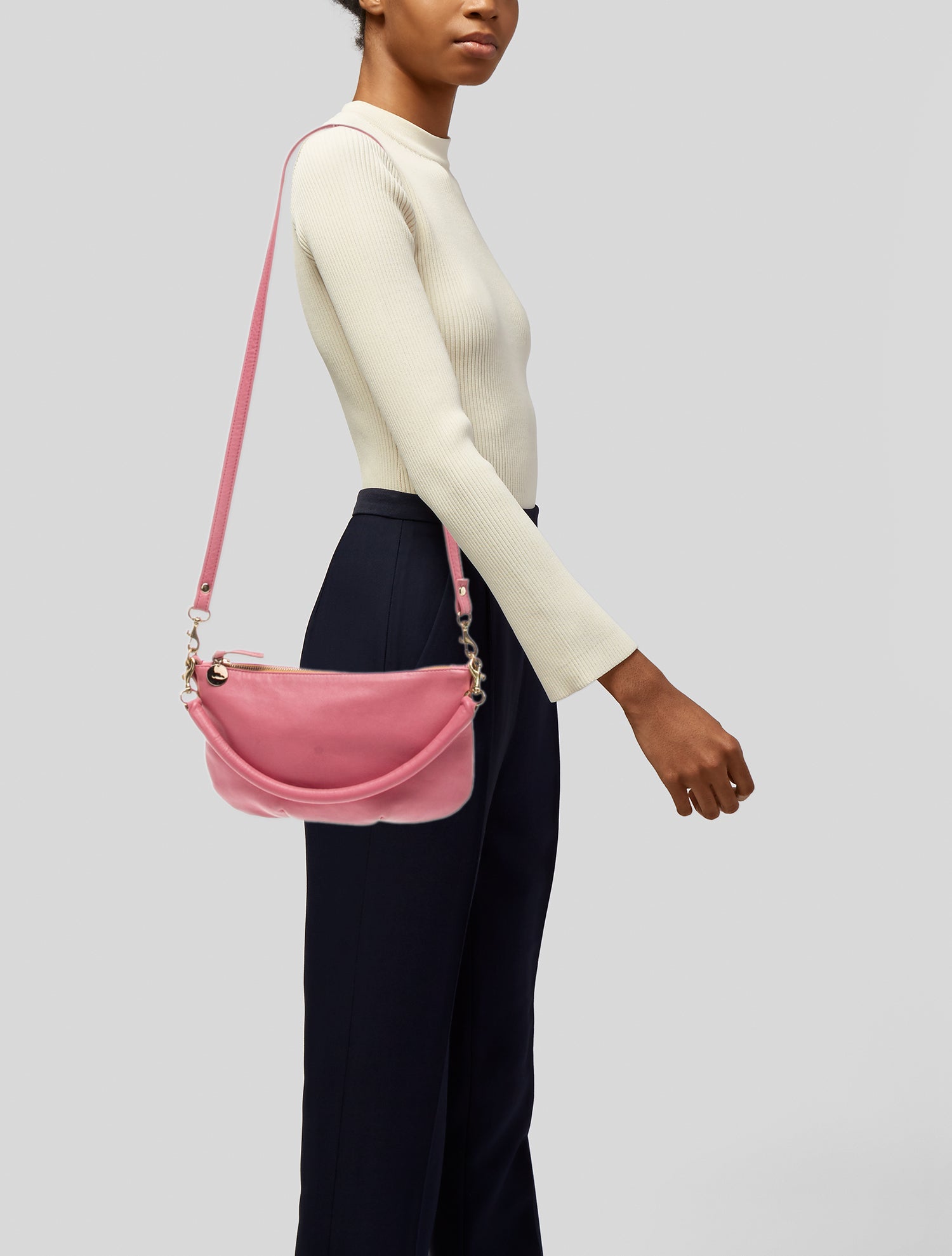 Clare V. Leather Shoulder Bag
