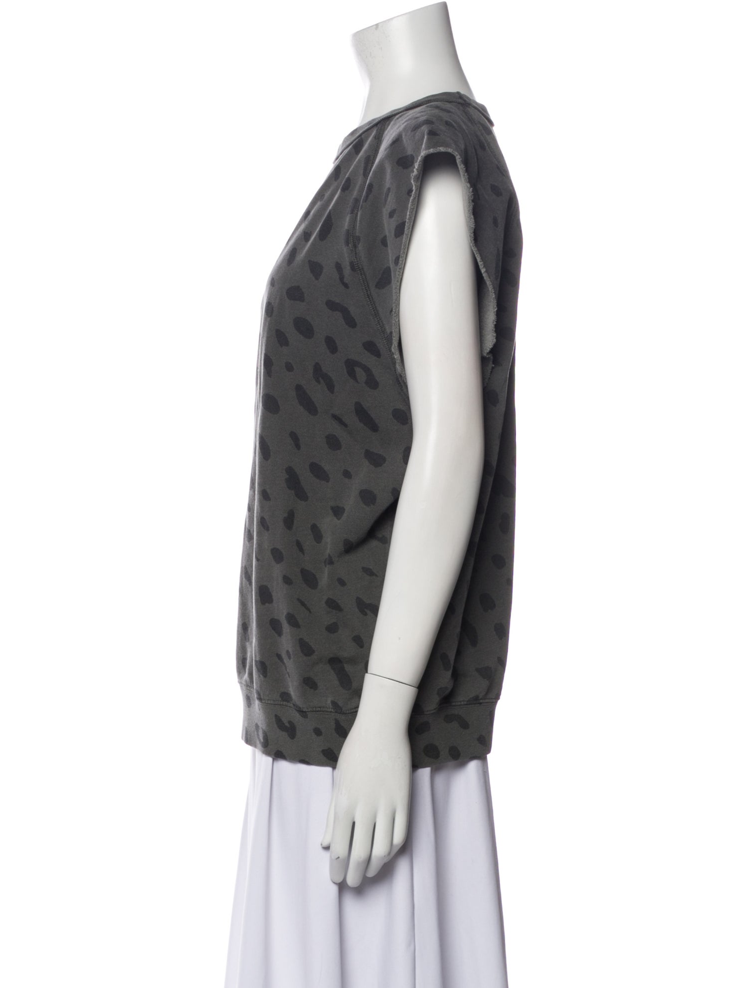 Clare V. Printed Crew Neck T-Shirt