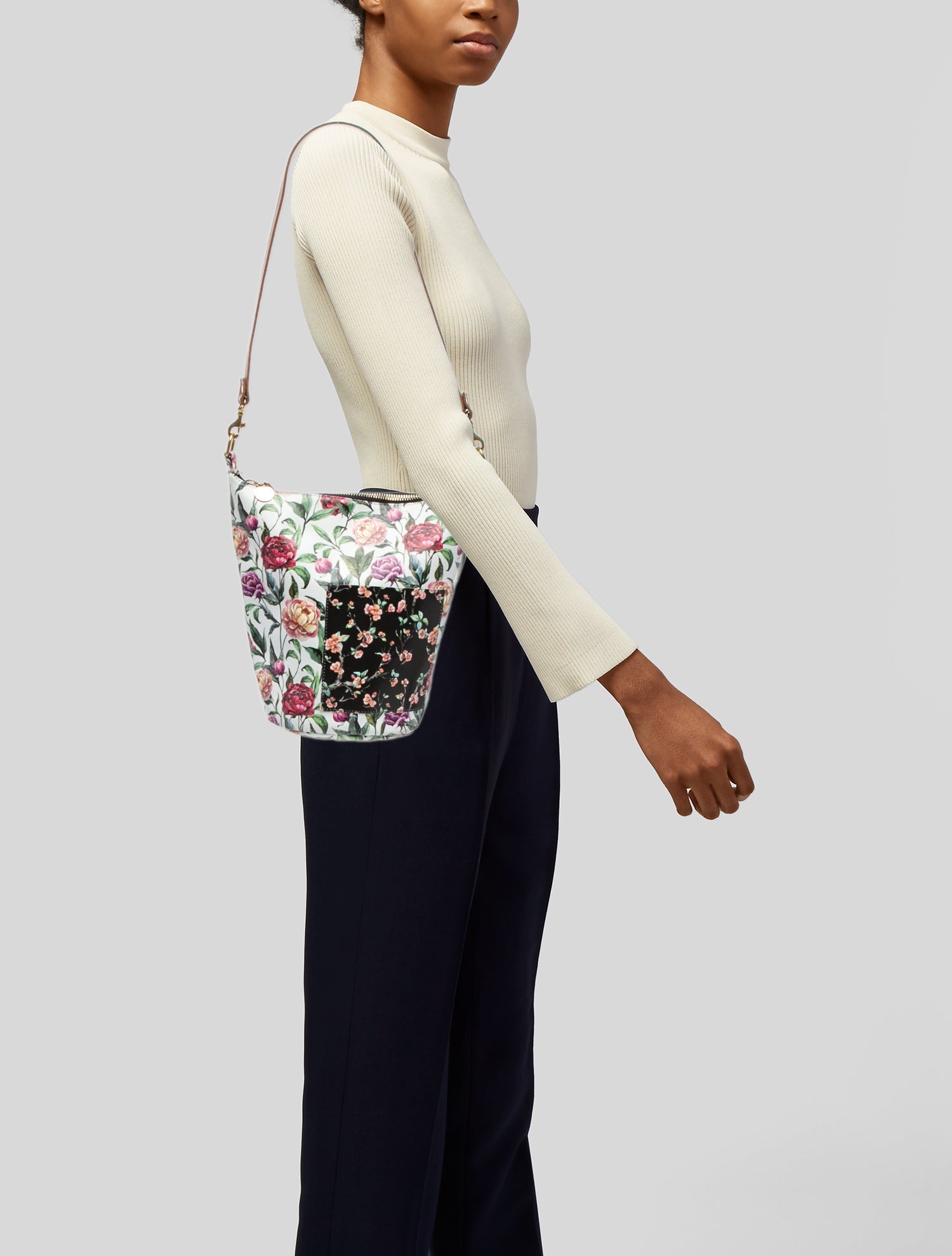 Clare V. Leather Shoulder Bag