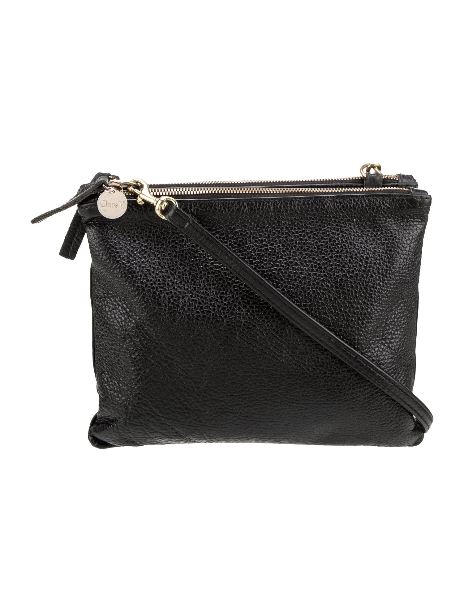 Clare V. Leather Crossbody Bag