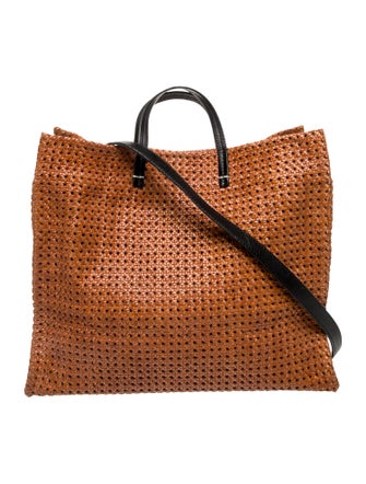 Clare V. Leather Garment Bag