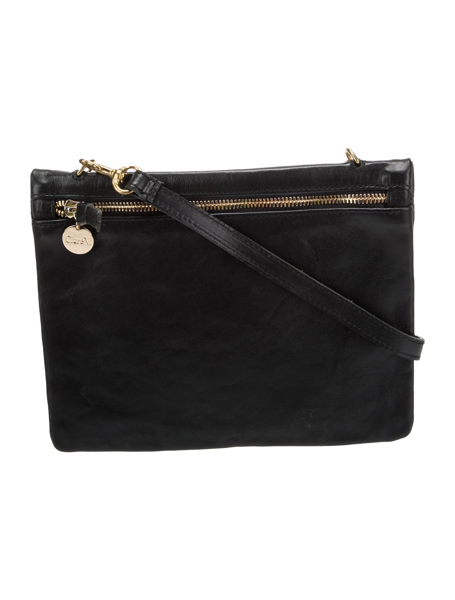 Clare V. Leather Crossbody Bag