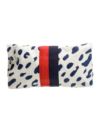 Clare V. Canvas Clutch
