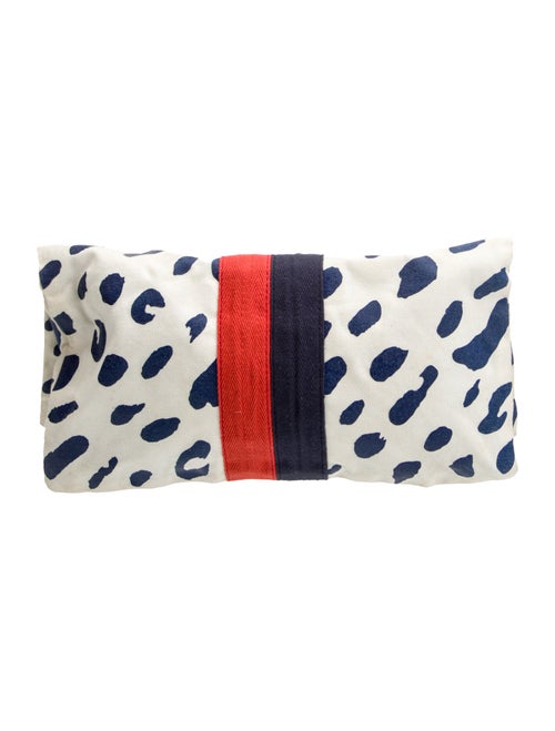 Clare V. Canvas Clutch