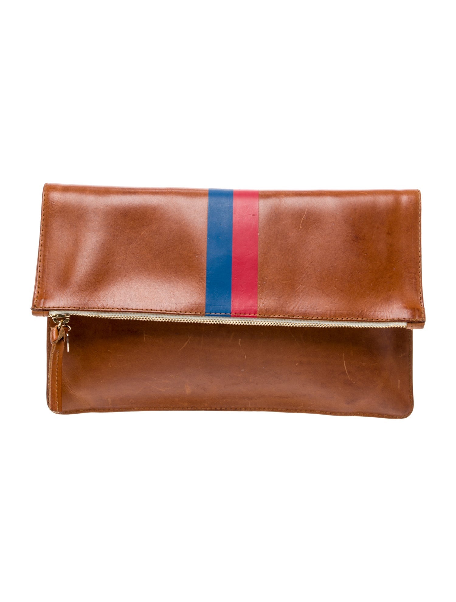 Clare V. Leather Clutch