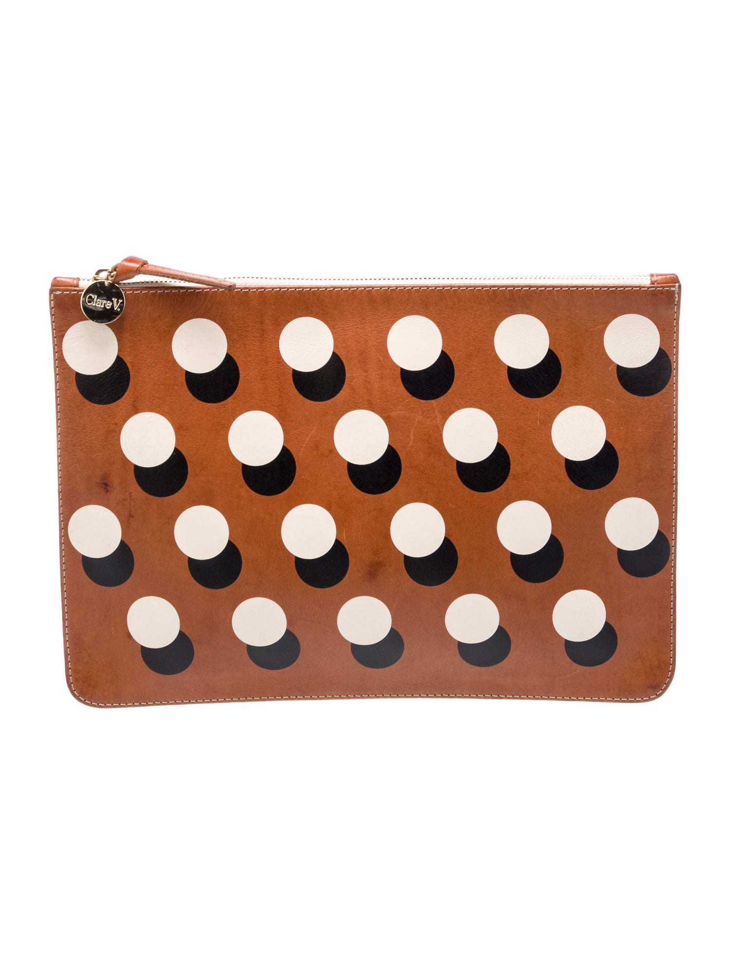 Clare V. Leather Clutch