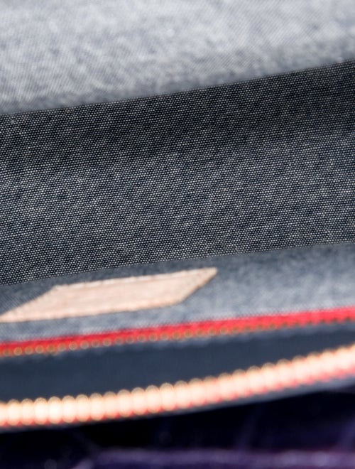 Clare V. Crocodile Top Handle Bag