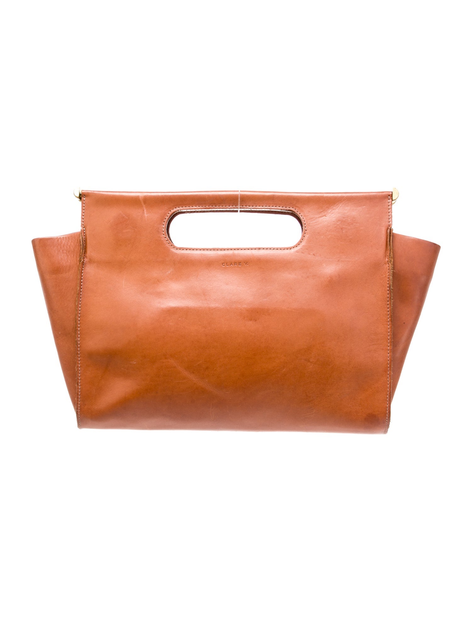Clare V. Leather Clutch