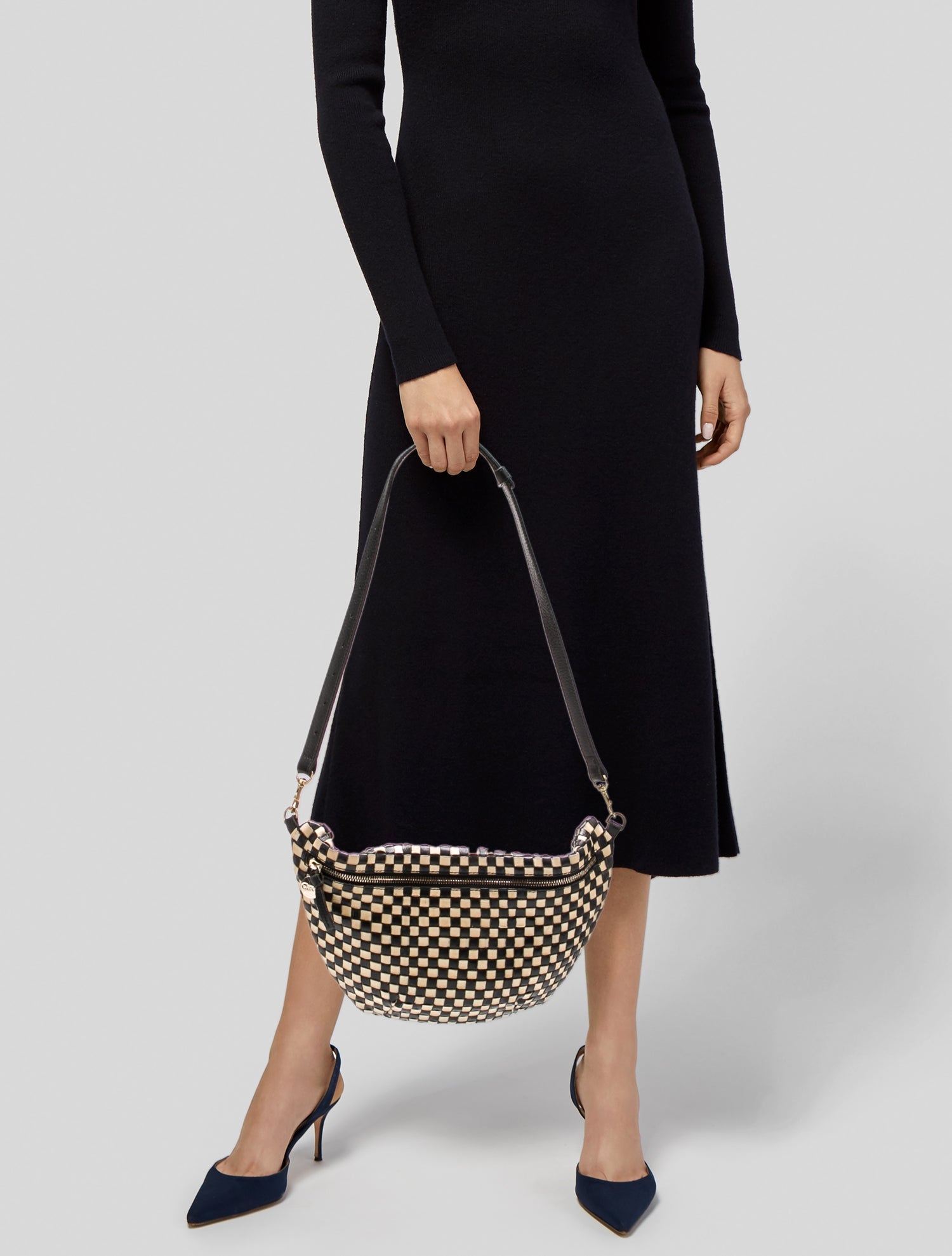 Clare V. Leather Shoulder Bag