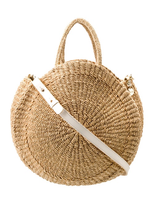 Clare V. Raffia Top Handle Bag