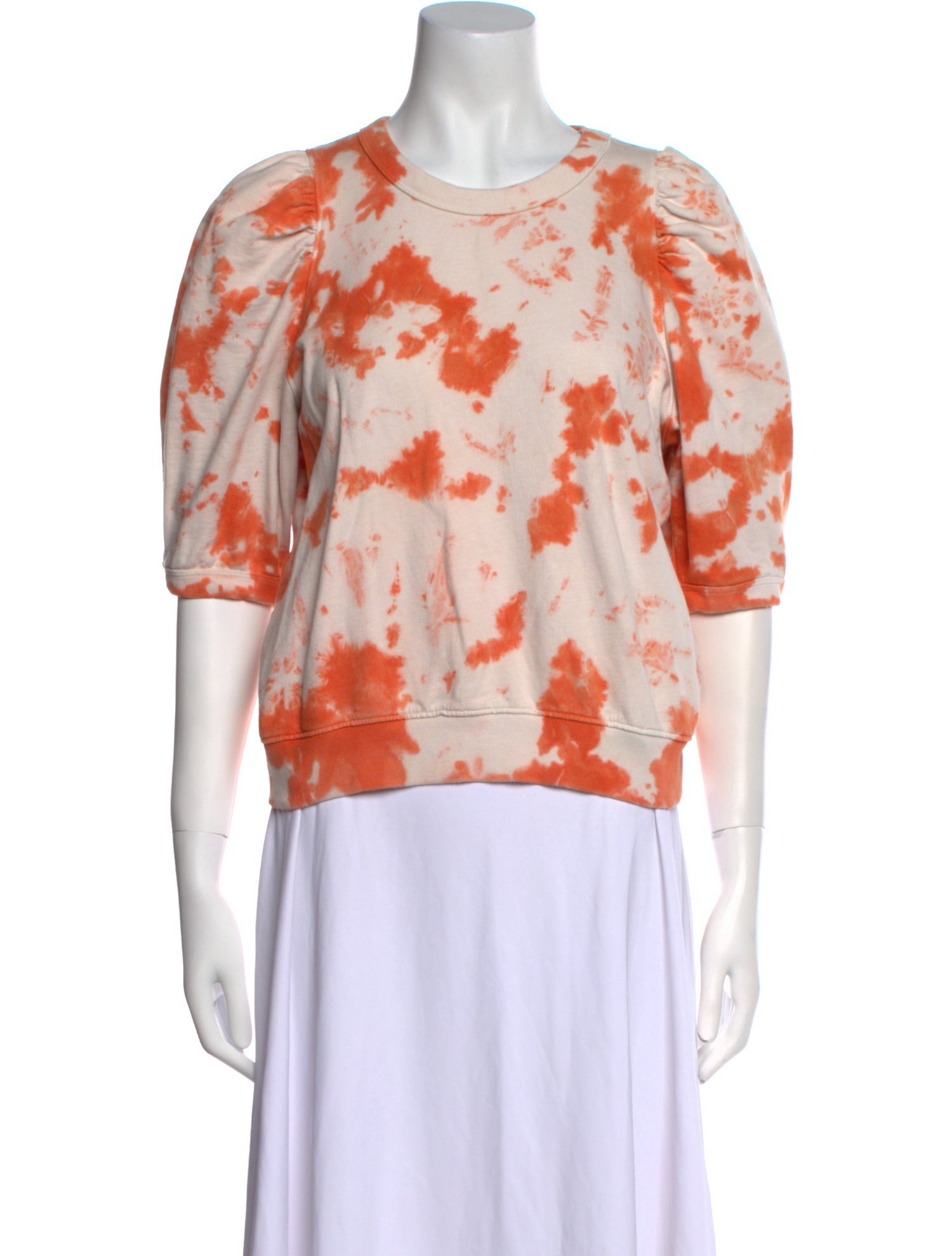 Clare V. Floral Print Crew Neck T-Shirt