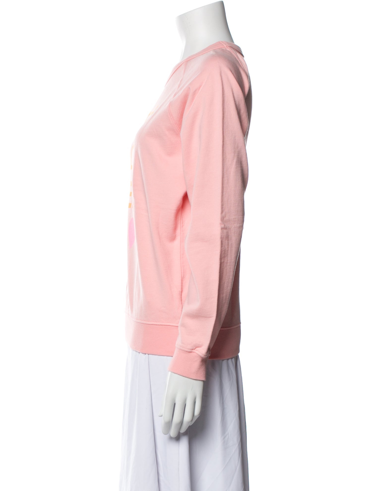 Clare V. Graphic Print Crew Neck Sweatshirt