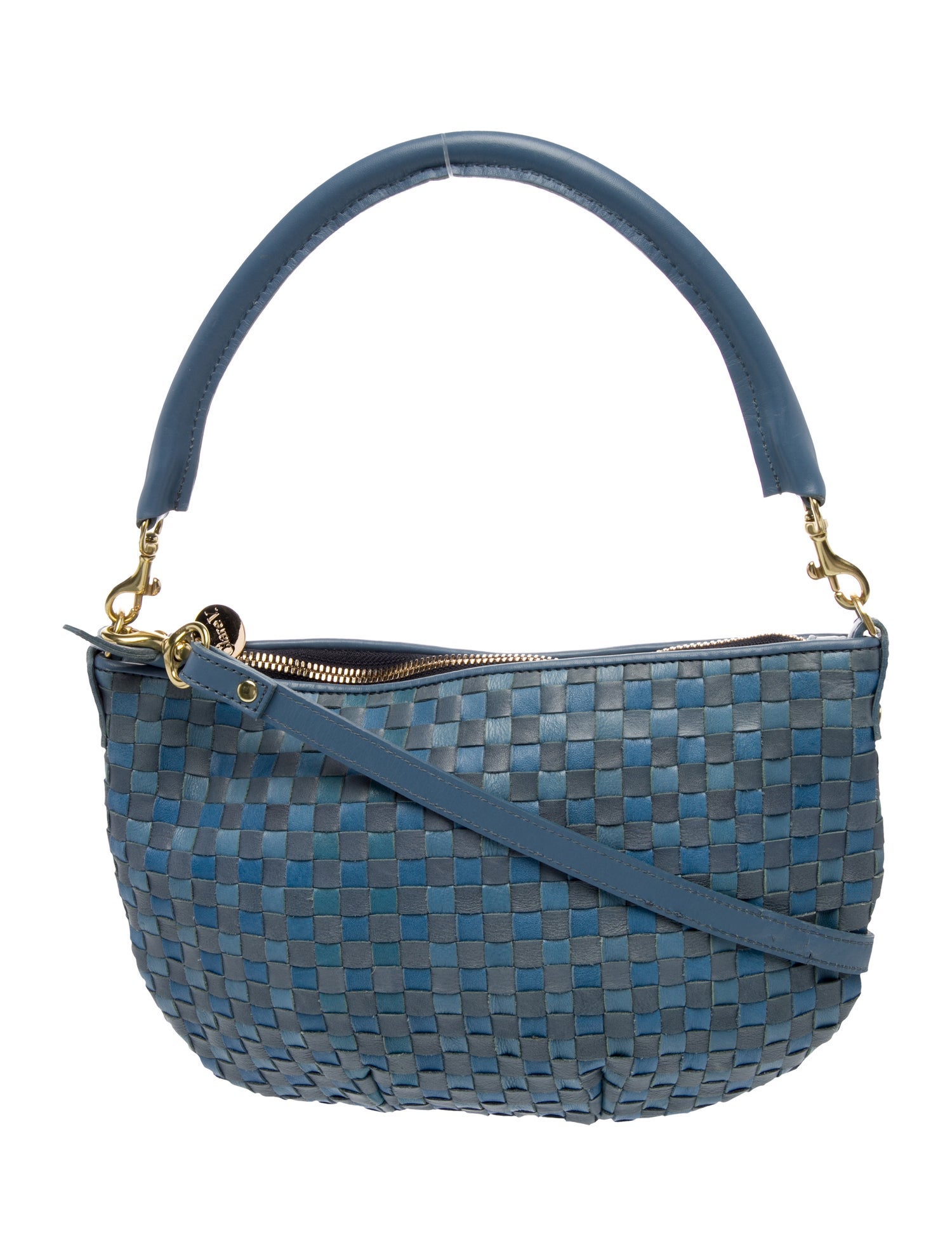 Clare V. Leather Top Handle Bag