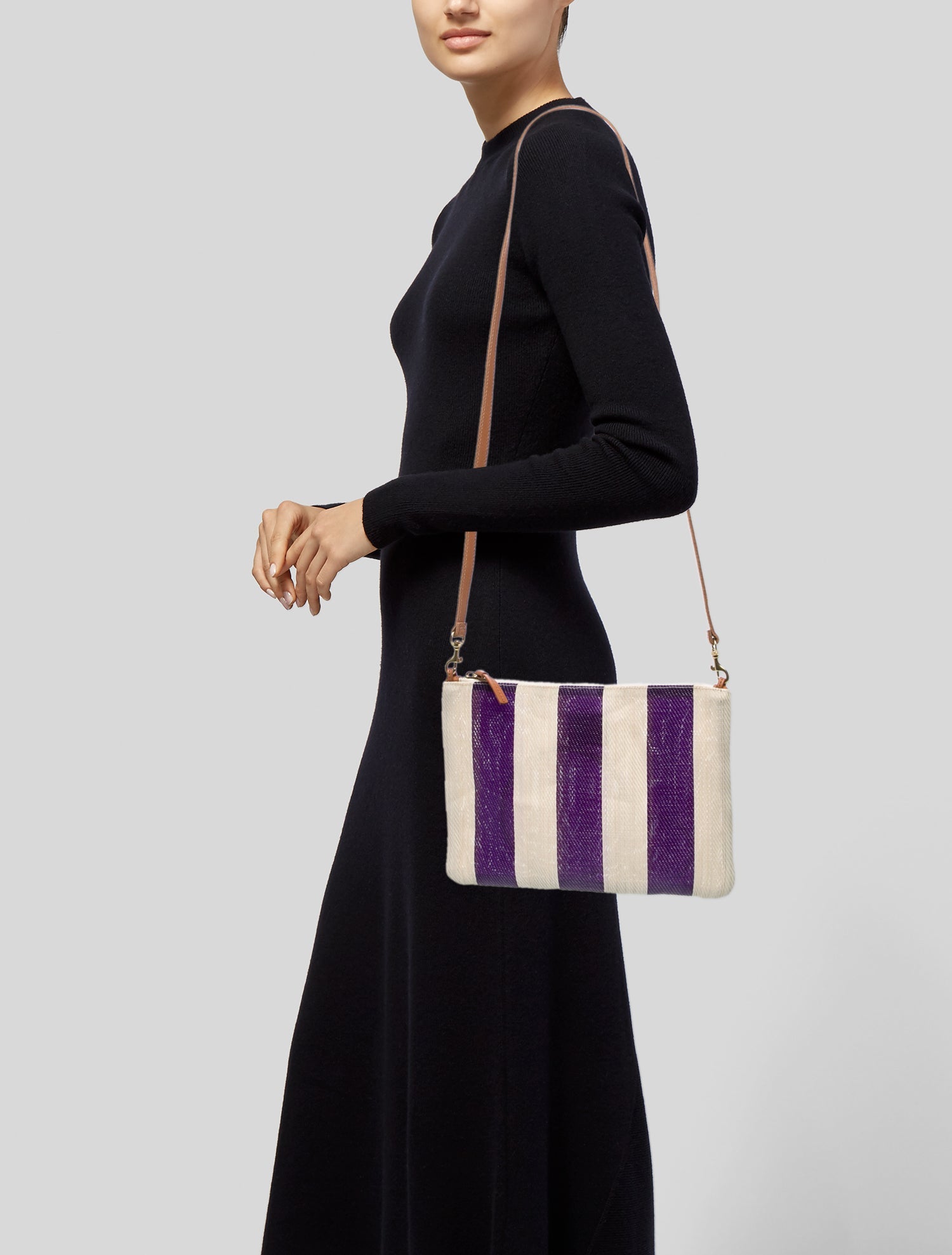 Clare V. Raffia Crossbody Bag