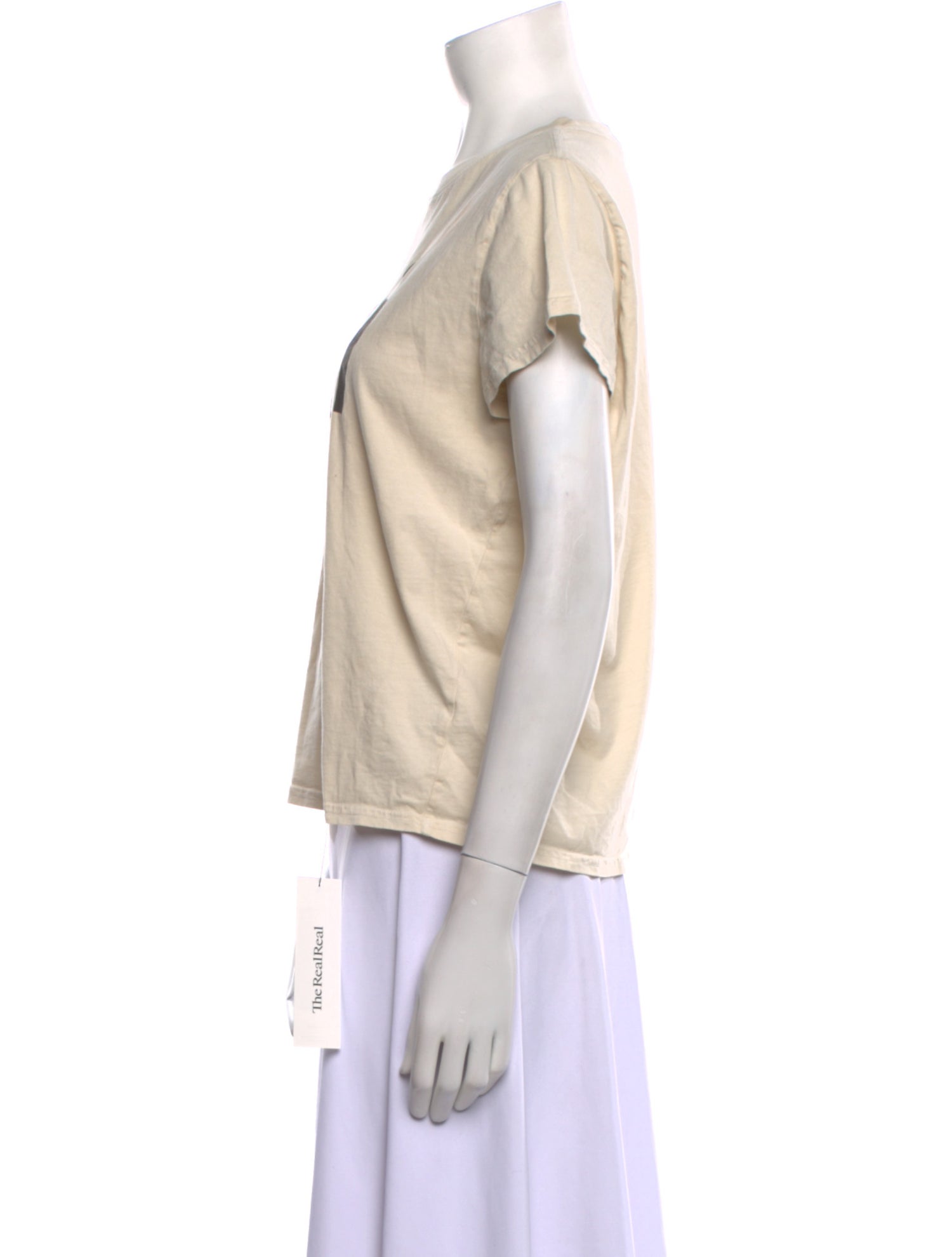 Clare V. Graphic Print Crew Neck T-Shirt