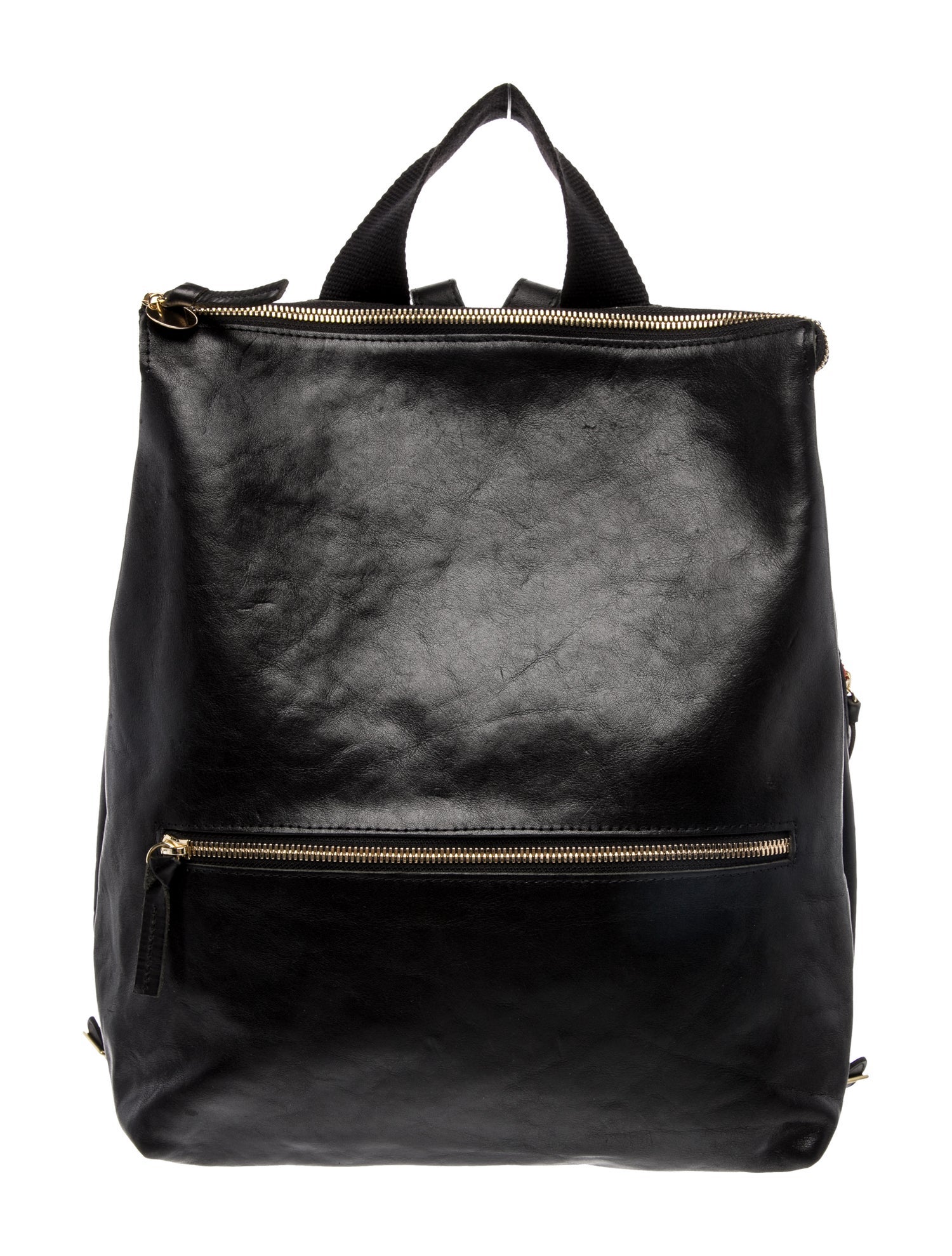 Clare V. Leather Backpack