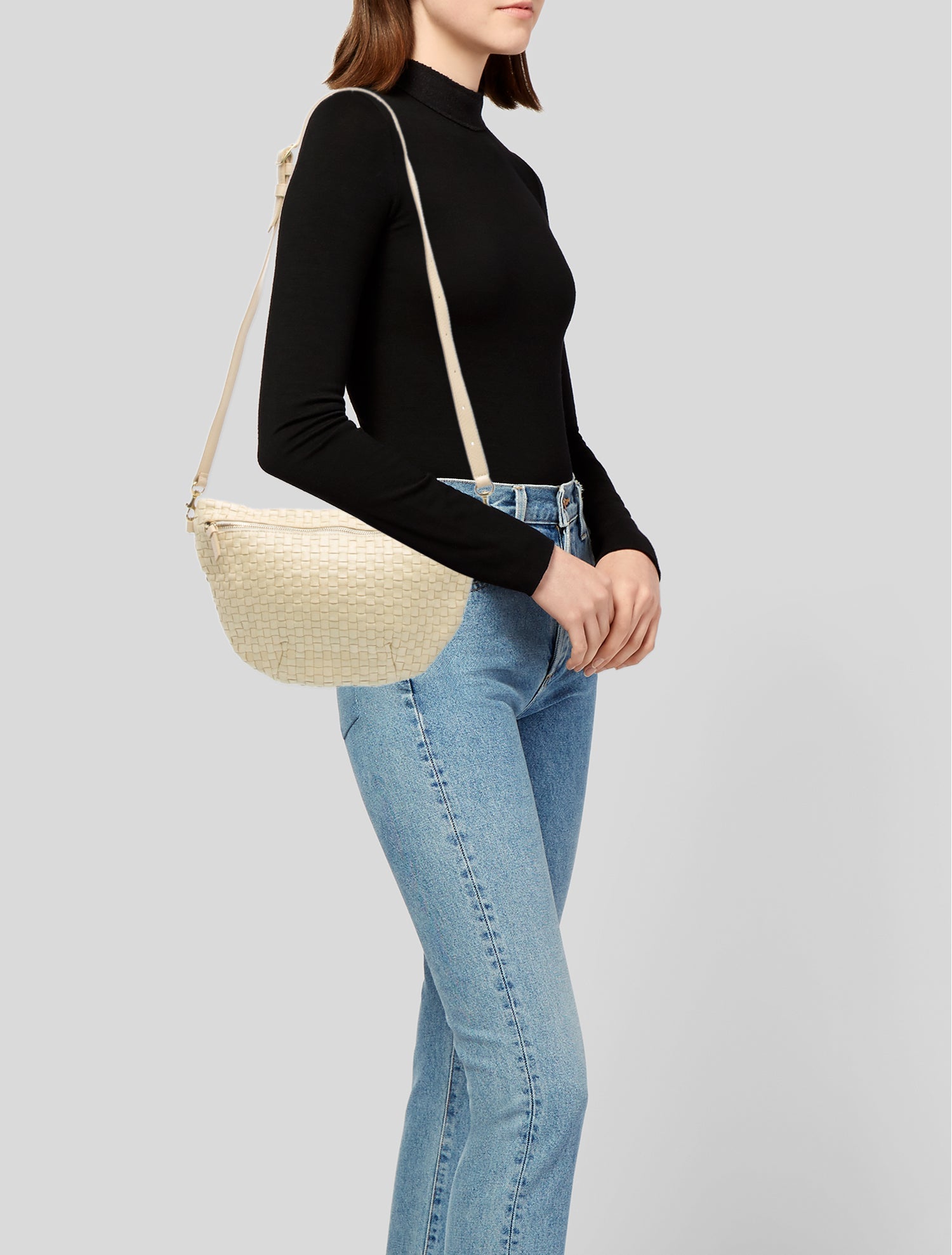 Clare V. Leather Shoulder Bag