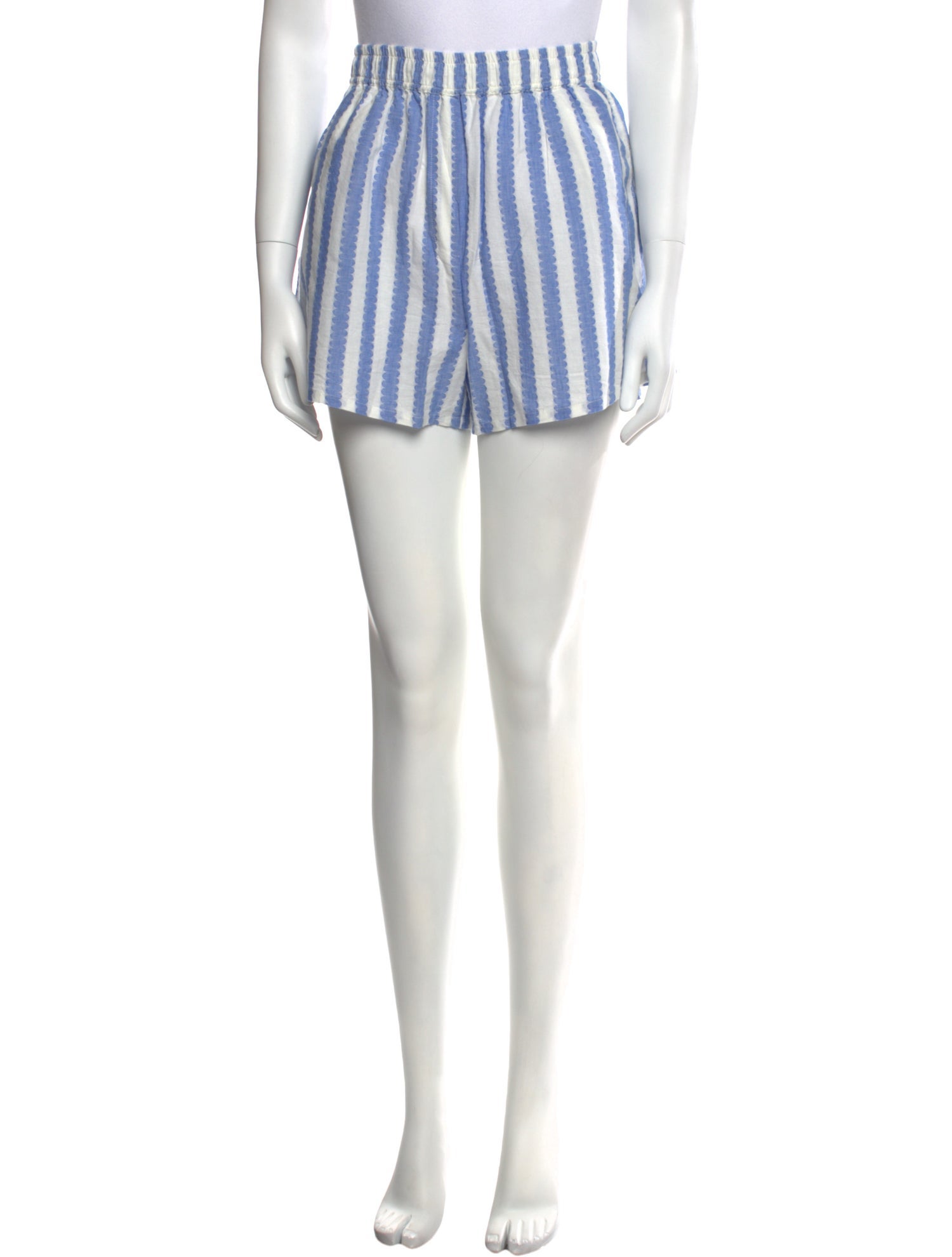 Clare V. Striped Mini Shorts
