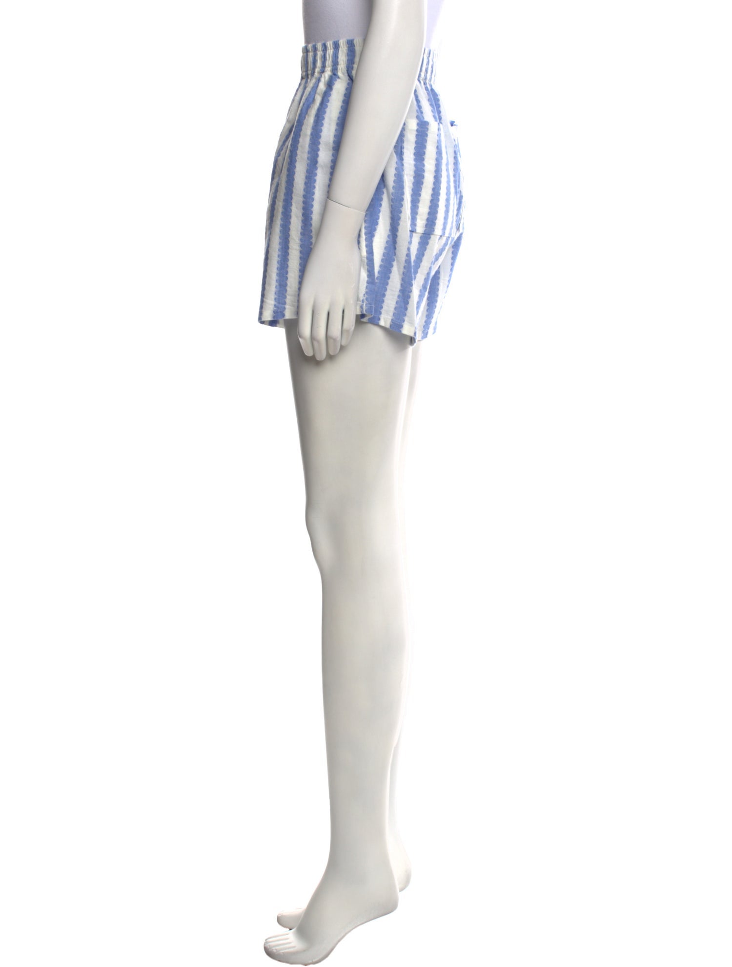 Clare V. Striped Mini Shorts