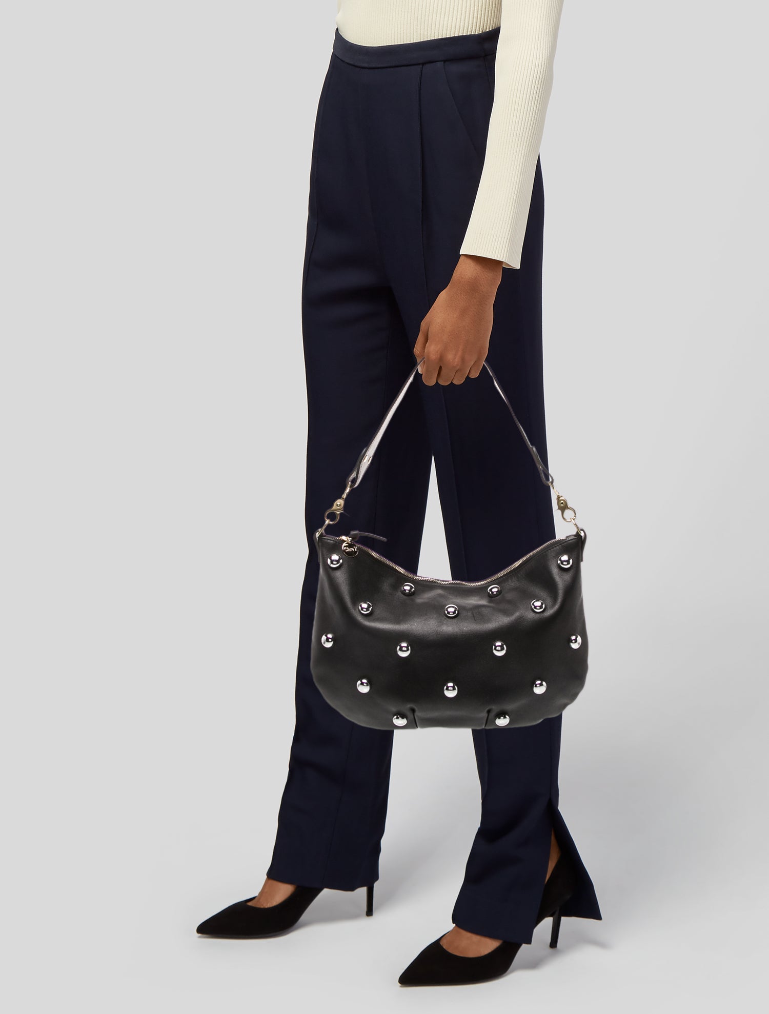 Clare V. Leather Shoulder Bag