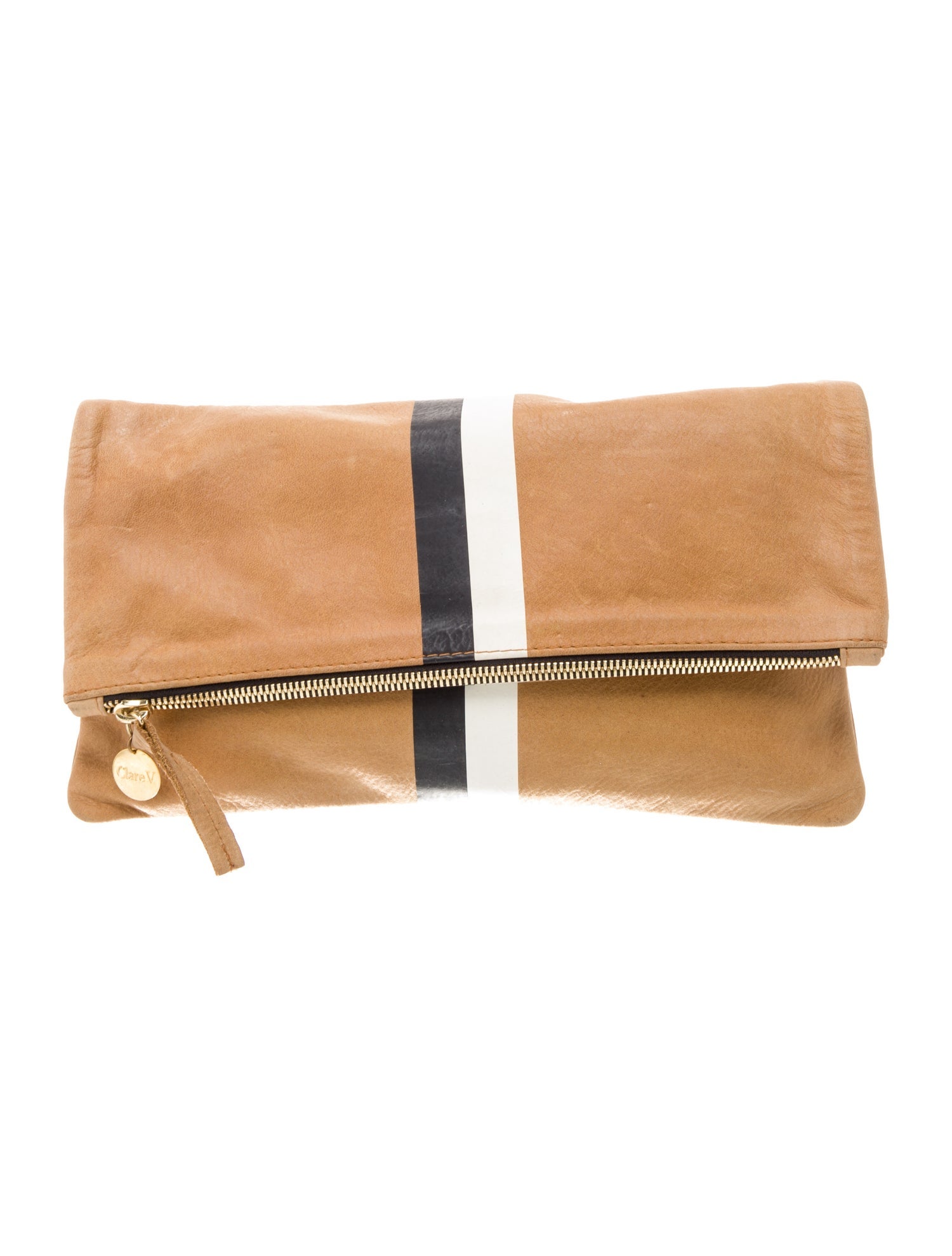 Clare V. Leather Clutch