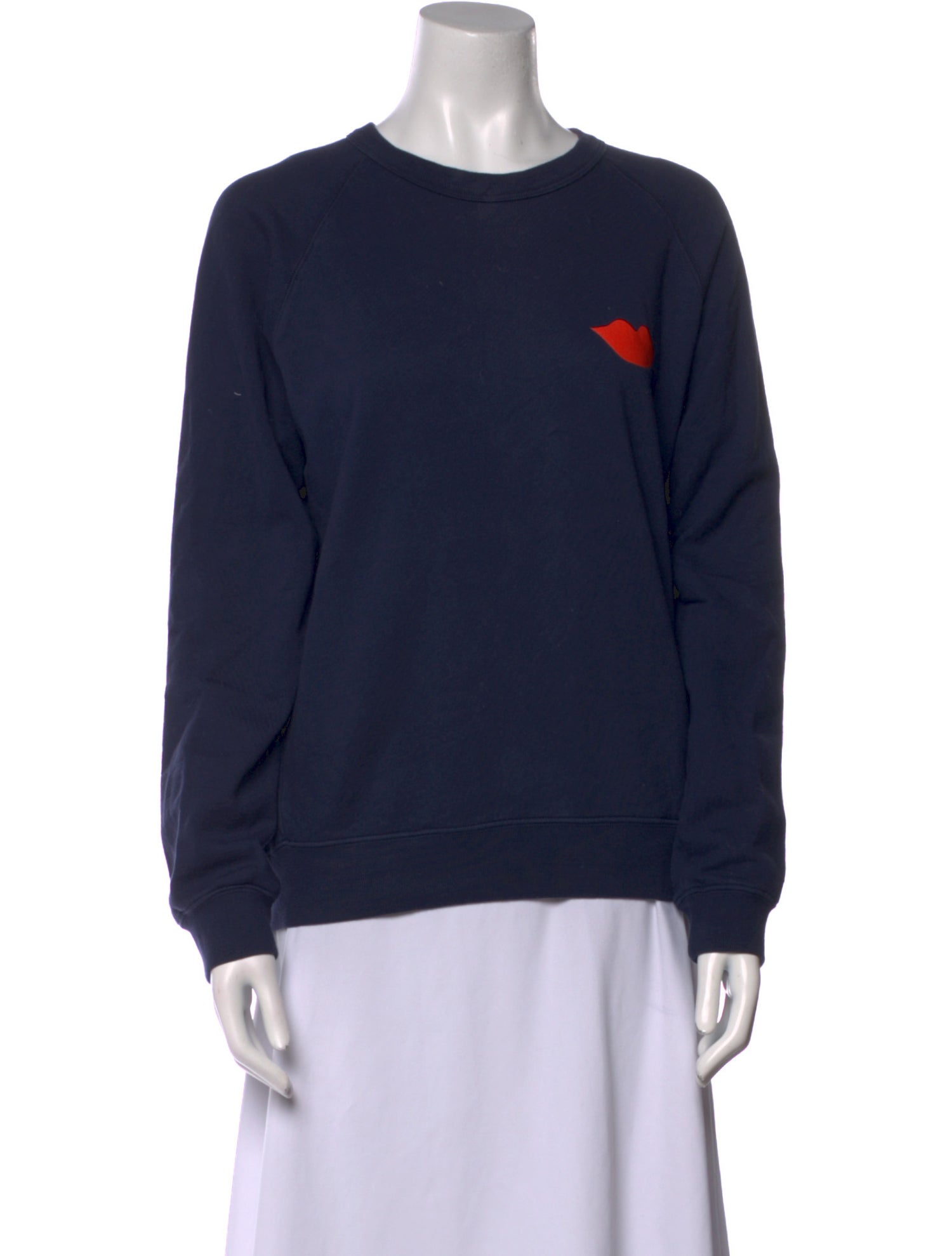 Clare V. Crew Neck Long Sleeve Sweatshirt