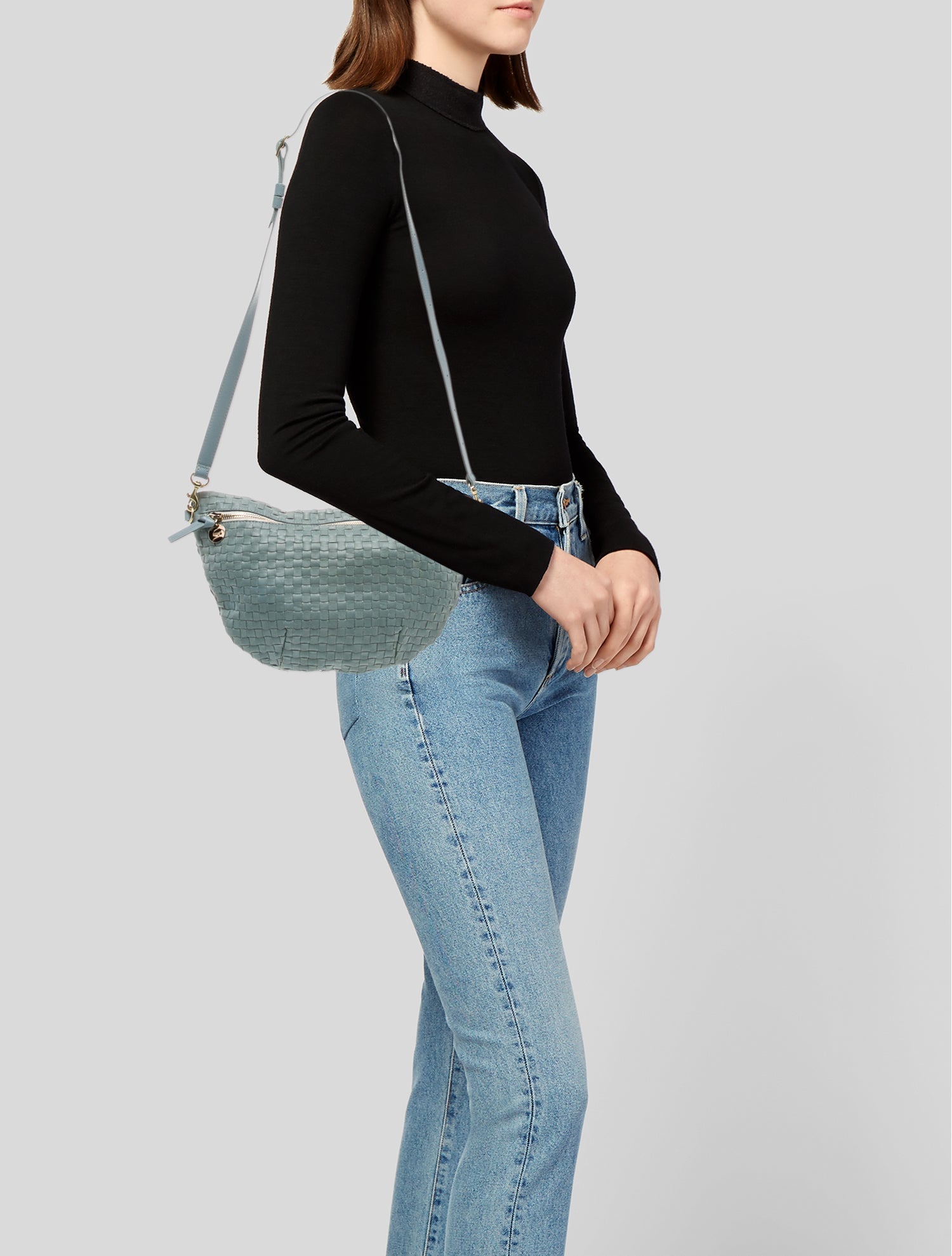 Clare V. Leather Shoulder Bag