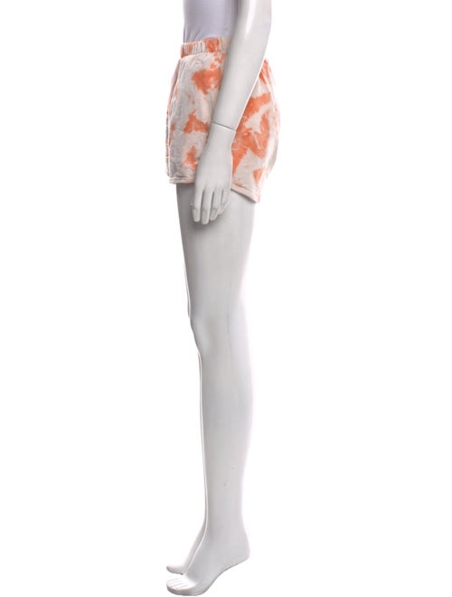 Clare V. Tie-Dye Print Mini Shorts