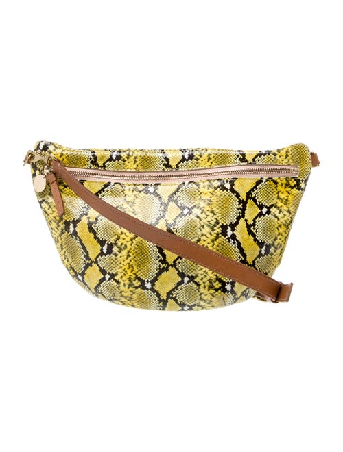 Clare V. Embossed Leather Crossbody Bag