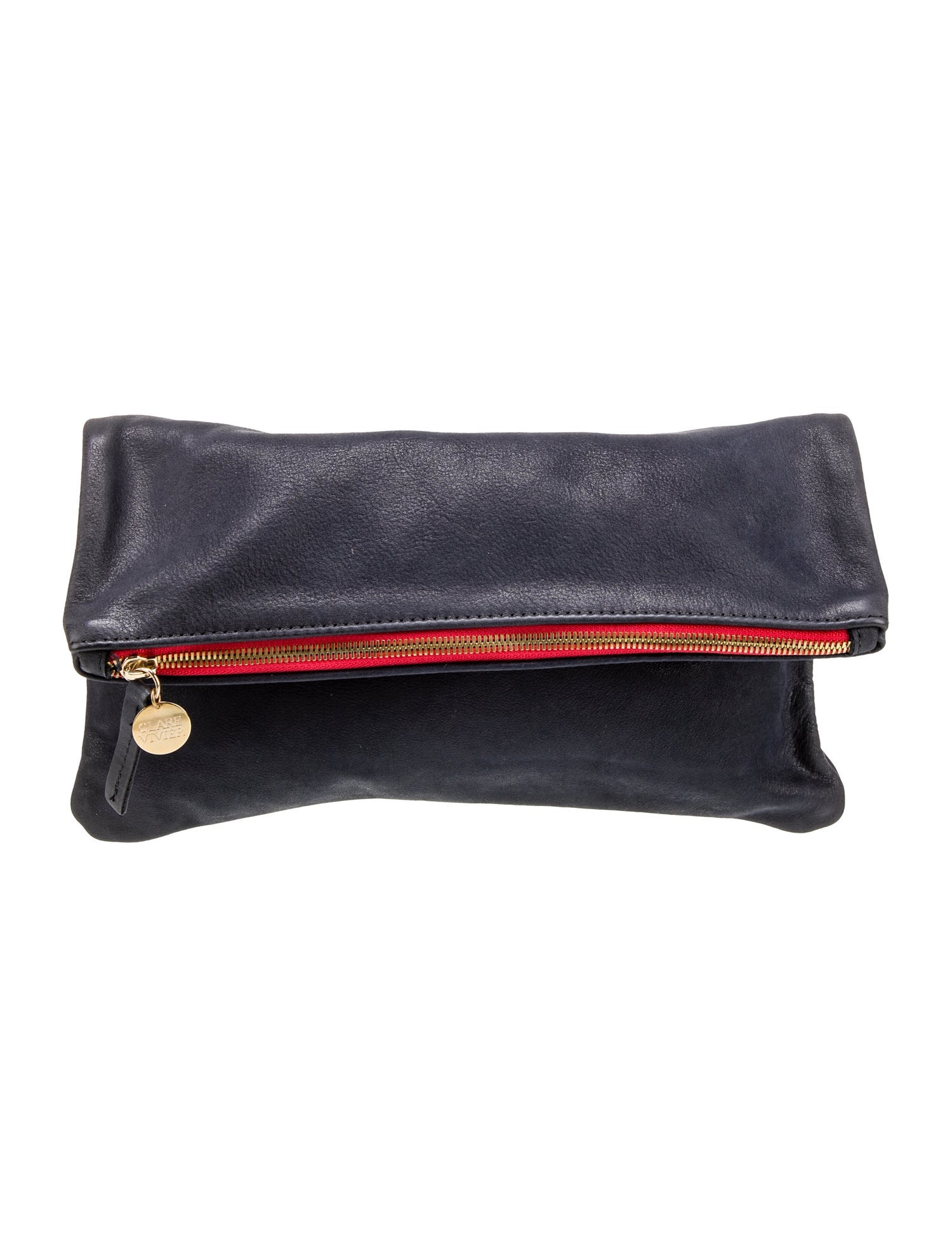 Clare V. Leather Clutch