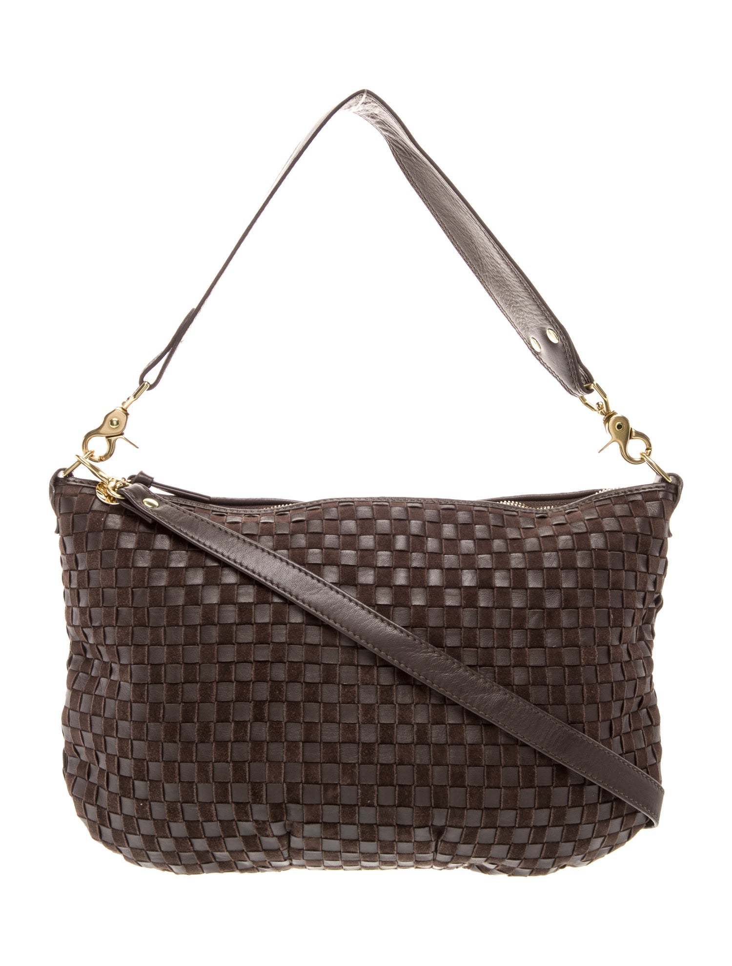 Clare V. Leather Shoulder Bag