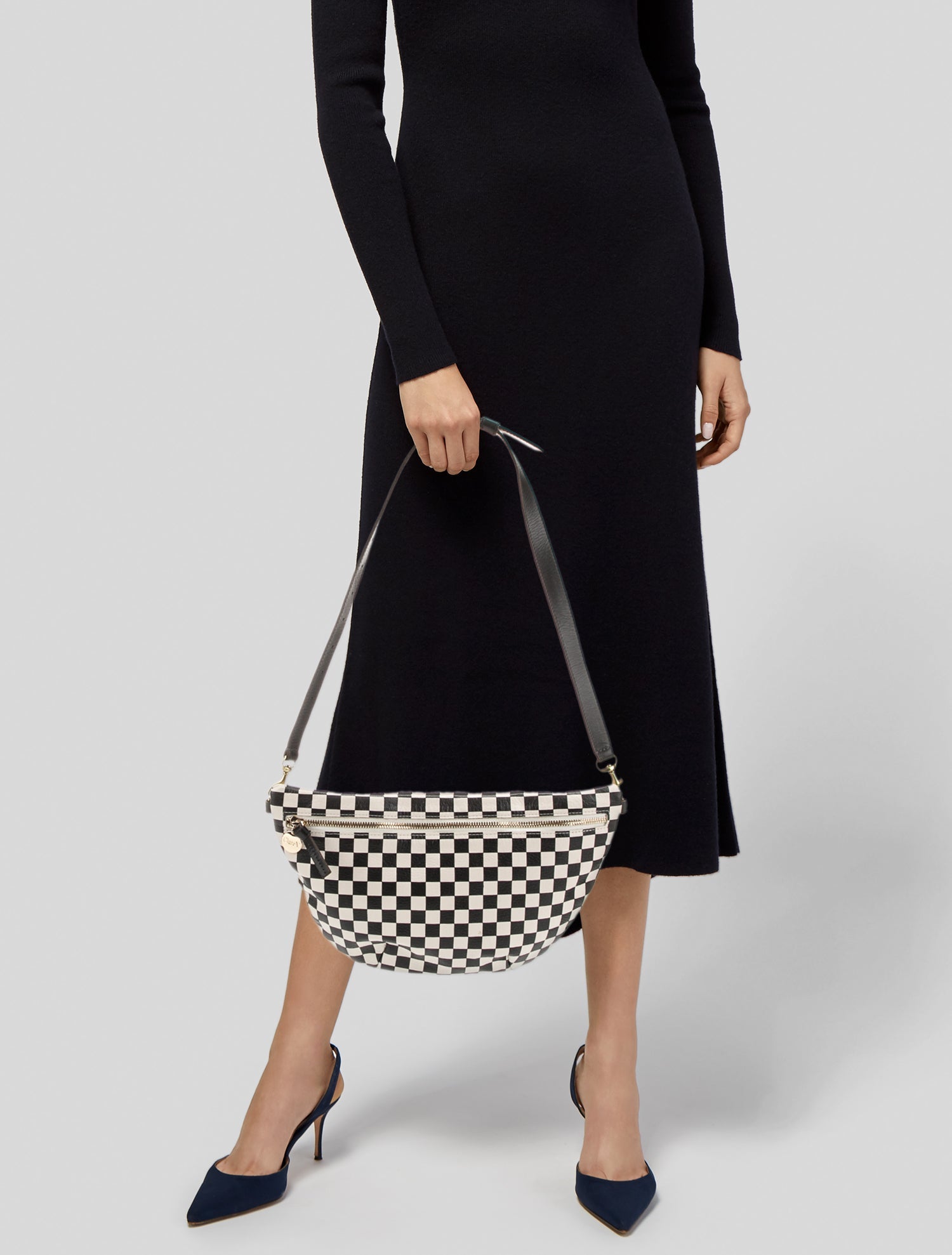 Clare V. Leather Shoulder Bag