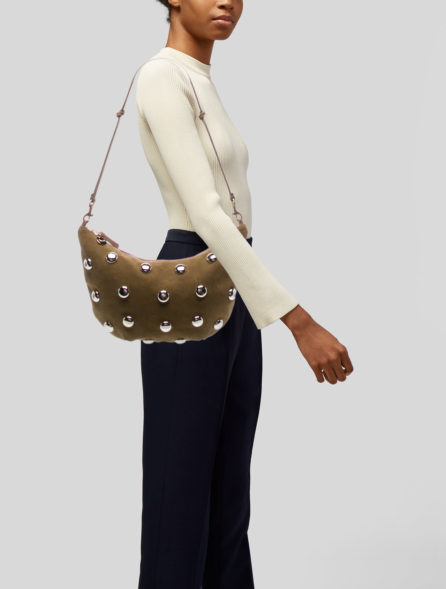 Clare V. Suede Shoulder Bag