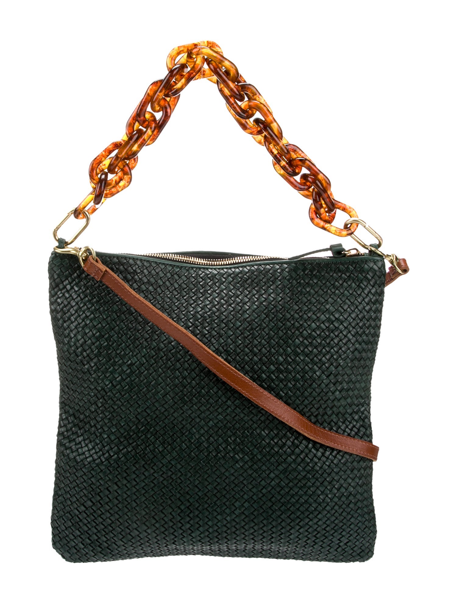 Clare V. Leather Shoulder Bag