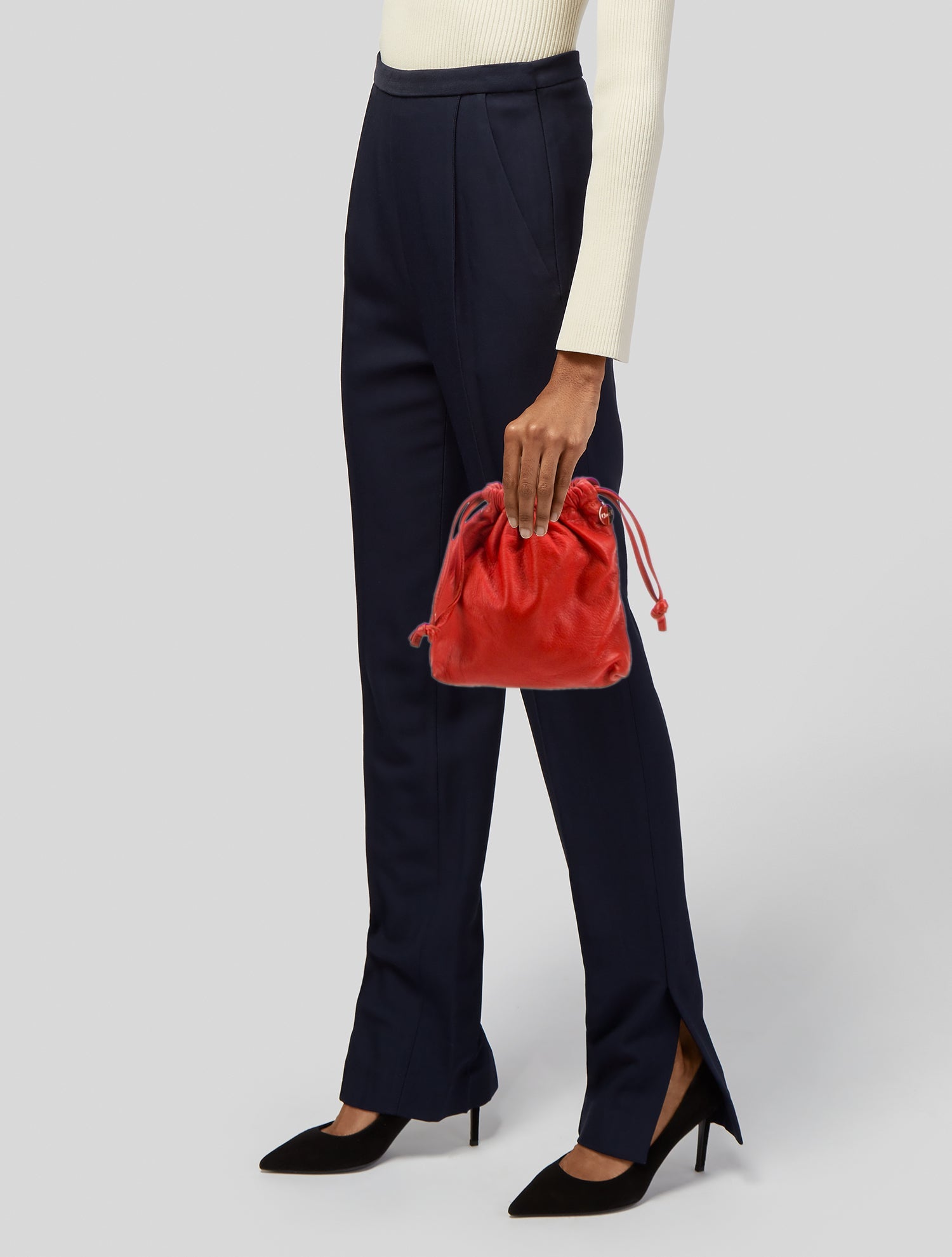 Clare V. Leather Bucket Bag