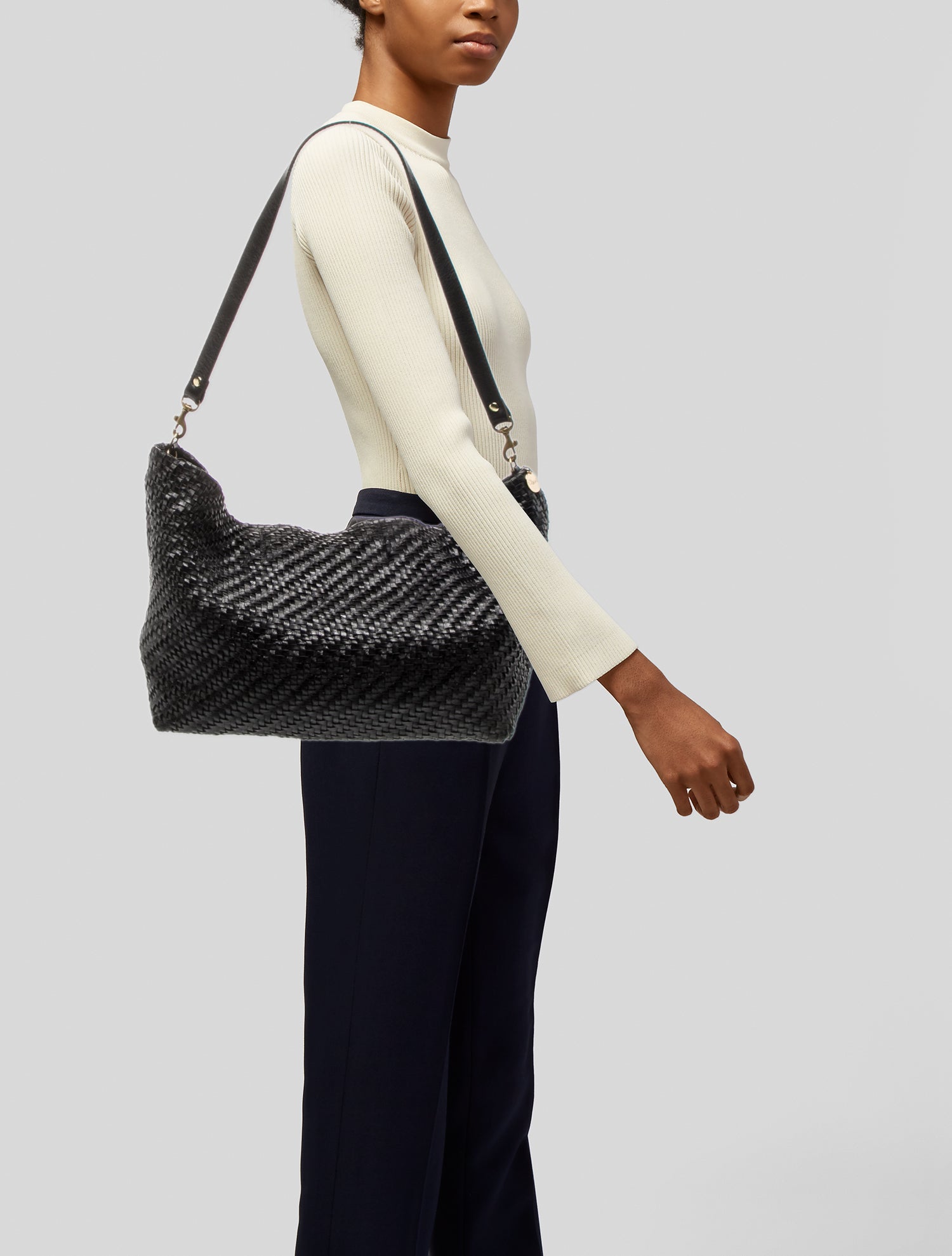 Clare V. Raffia Weekender Bag