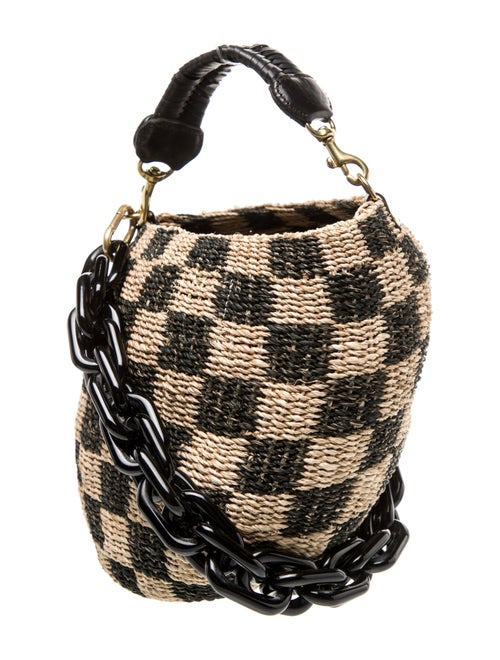 Clare V. Raffia Top Handle Bag