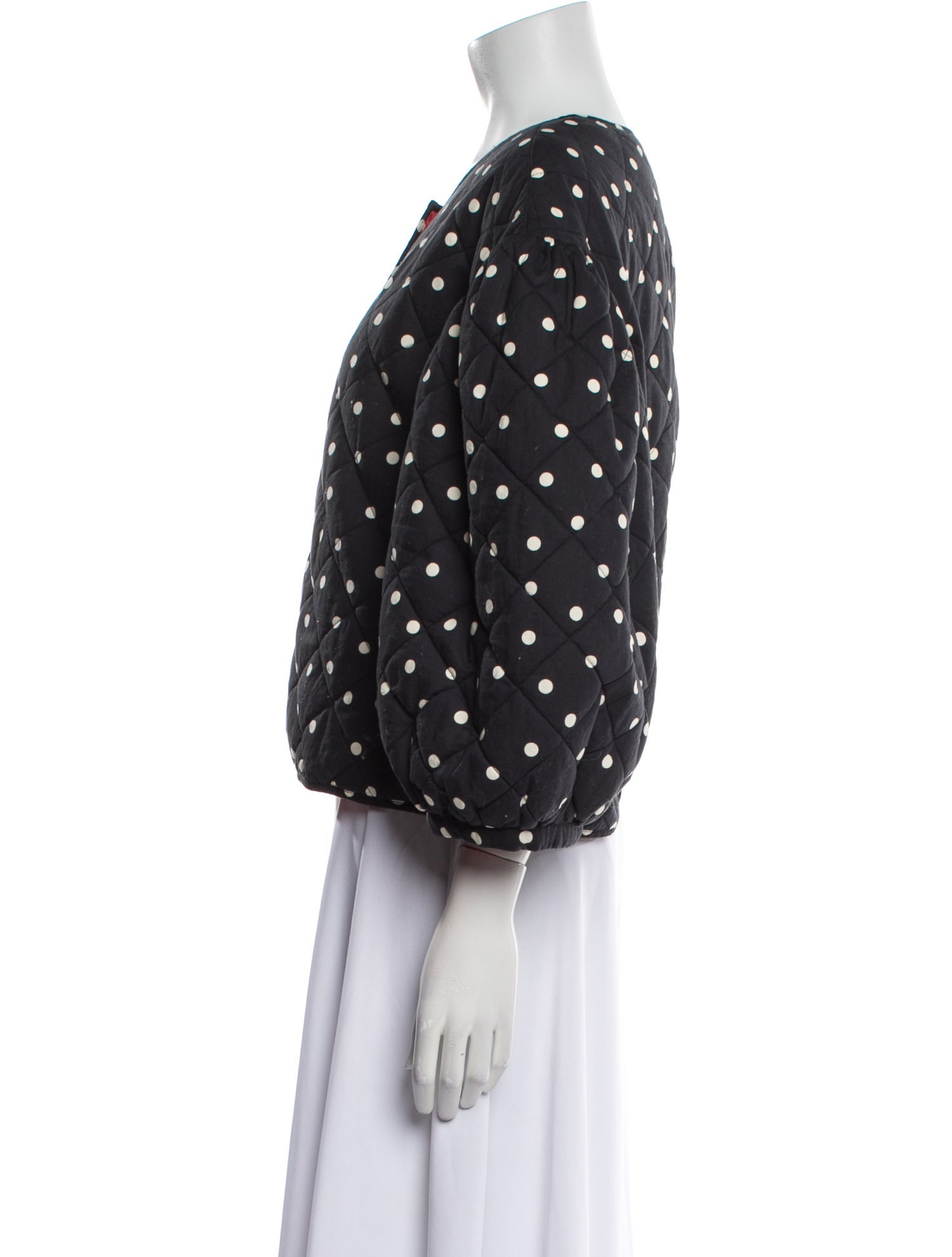 Clare V. Polka Dot Print Jacket