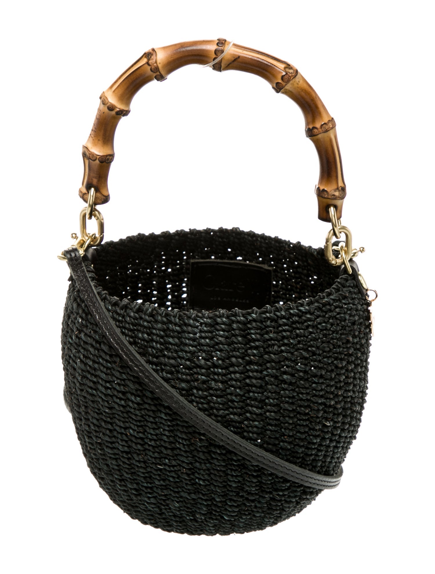 Clare V. Raffia Top Handle Bag