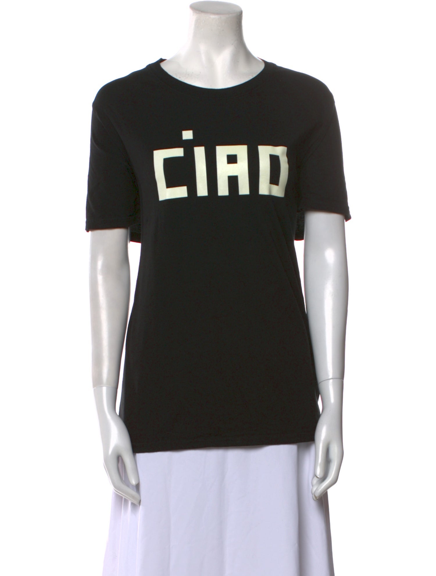 Clare V. Graphic Print Crew Neck T-Shirt