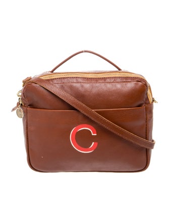 Clare V. Leather Top Handle Bag
